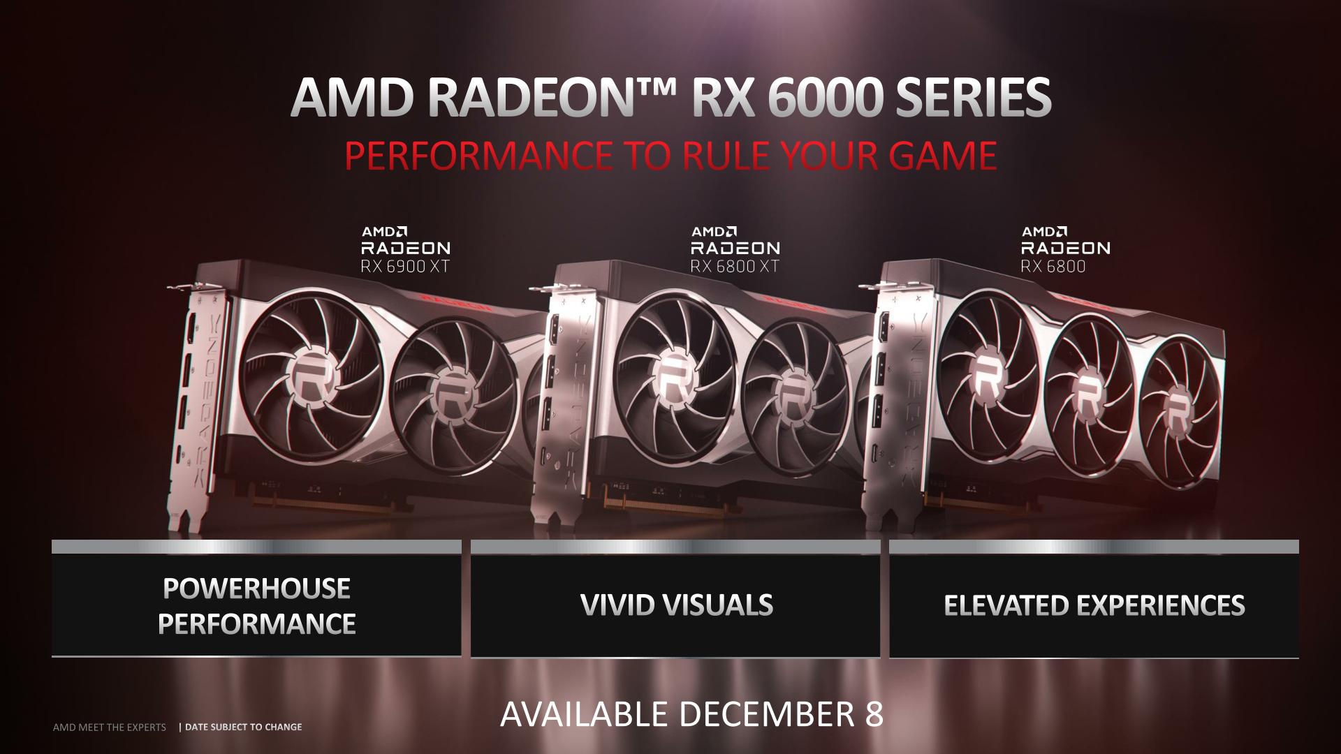 Launching Today: AMD's Radeon RX 6900 XT - A Whole Lot of Radeon